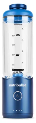 Zdjęcie produktu dla NutriBullet NBP013BL, Przenośny mikser, 0,59 l, Rozgniatacz do lodu, Niebieski