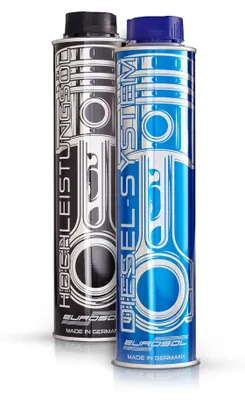 Produktbild von EUROSOL Diesel Additiv + Öl Additiv Set 2x 400ml | Diesel Systemreiniger | DPF Reiniger | AGR Reiniger Diesel | Hydrostößel Additiv | Motoröl Additiv