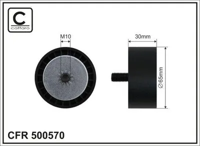 Produktbild von CAFFARO Spannrolle, Keilrippenriemen 500570