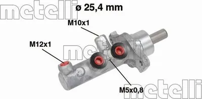 Produktbild von METELLI 05-0570 Bremszylinder Hauptbremszylinder für OPEL Astra H Caravan (A04) Astra H Schrägheck (A04) Astra H GTC (A04) Astra H TwinTop (A04)