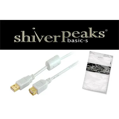 Produktbild von shiverpeaks USB Kabel A St./A Buchse FERRIT verg. 2.0 weiß 5m