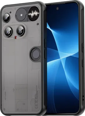 Produktbild von Handyhülle für Nothing Phone 3 Matt Stoßfest Schutzhülle Back cover Phone 3 Schwarz