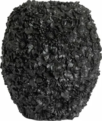 Produktbild von Light & Living - Vase Violeta - Schwarz - Ø27x30,5cm