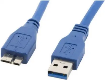 Produktbild von USB-Kabel auf Micro-USB Lanberg CA-US3M-10CC-0005-B (0,5 m)