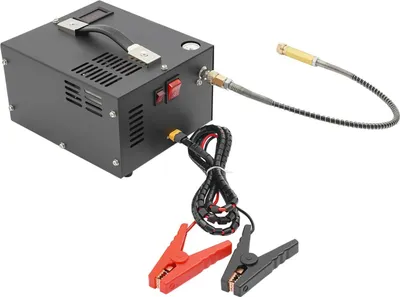 Obrázek produktu pro Kompresor PCP - Vysokotlaké čerpadlo pro vzduchovku - 30 MPa (300 bar) - 12 V DC - 350 W - Přenosný - Provoz na autobaterii - Chlazení vzduchem