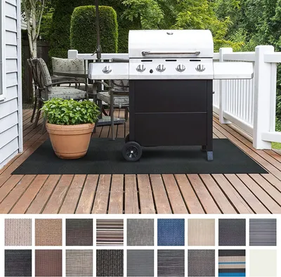 Produktbild von Grillschutzmatte Ferrara BBQ Grillmatte Grillteppich Grillunterlage schwer entflammbar 90x120 cm