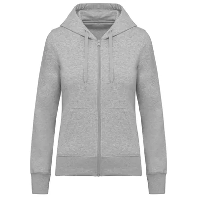 Produktbild von Kariban Umweltfreundliches Kapuzensweatshirt mit Reißverschluss Damen