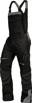 Produktbild von Leibwächter Latzhose Flex-Line FLEXL Gr. 29 schwarz/grau
