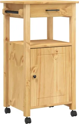 Produktbild von vidaXL Küchenwagen MONZA 48x40x88,5 cm Massivholz Kiefer