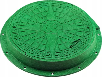 Produktbild von Schachtabdeckung Kanaldeckel Schachtdeckel DN600/800 A15 BabylonPlast™ 50 kN Grün