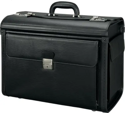 Produktbild von Alassio Pilotenkoffer "VICENZA" Kunstleder schwarz