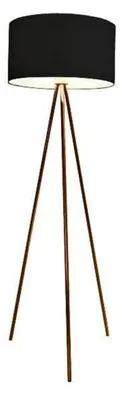 Produktbild von AZzardo Stehleuchte Finn, Kupfer-Schwarz, AZ3010, E27, 1x60W, IP20, 45cm, Schwarz-Kupfer