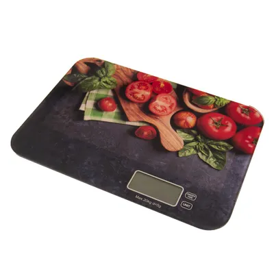Produktbild von Digitale Küchenwaage aus Glas/Kunststoff, 20 kg max, LCD-Display