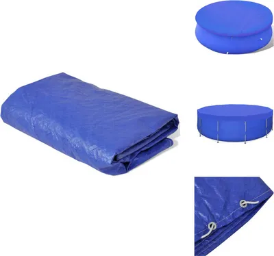 Obrázek produktu pro vidaXL Krycí plachta na bazén PE kulatá 540 cm 90 g/m² - Krycí plachty a podložky pod bazény