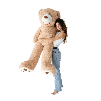 Produktbild von Riesiger weicher Teddybär 160cm, Kuschelkissen & Kindersofa, formstabil