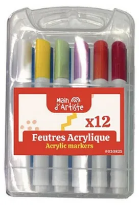 Produktbild von Künstler-Stifte, Acryl-Farbmarker, 12er-Set - MGM