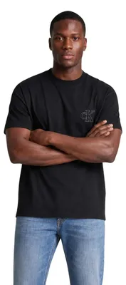 Produktbild von Calvin Klein Jeans 519676 Herren T-Shirt Schwarz : Größe - M Größe: M
