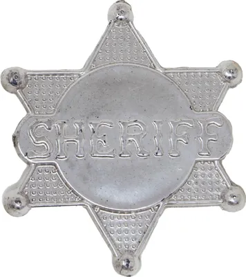Obrázok produktu pre Guirca Sheriffstern 5,50 cm Jedna veľkosť