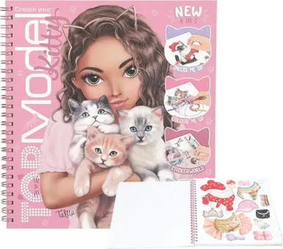 Produktbild von TopModel Create your TOPModel Kitty Malbuch