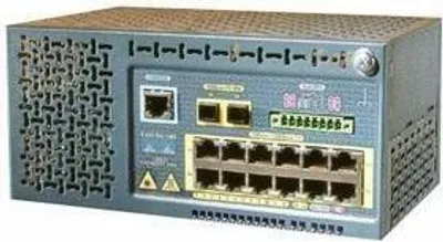 Produktbild von Cisco Catalyst 2955C 12 Switch, 8000 Eintragungen, 13,6 Gbit/Sek, 0,1 Gbit/Sek, SNMP, Telnet, RMON, IGMP, IP, RADIUS, TCP, UDP, TFTP, Ethernet, Fast Ethernet