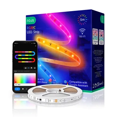 Image de Nous F4 Smarter RGBIC WLAN LED bande, 5m