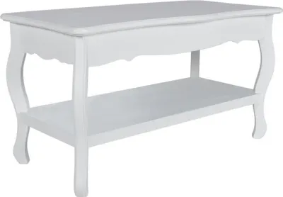 Immagine prodotto di vidaXL Tavolino con ripiano MDF Bianco
