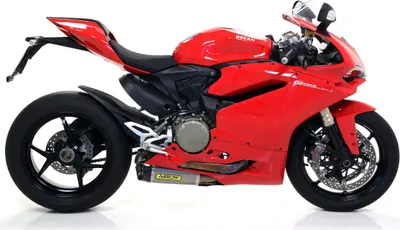 Immagine prodotto di Marmitta slip-on ARROW works titanio con fondello carby per Ducati 1299 panigale