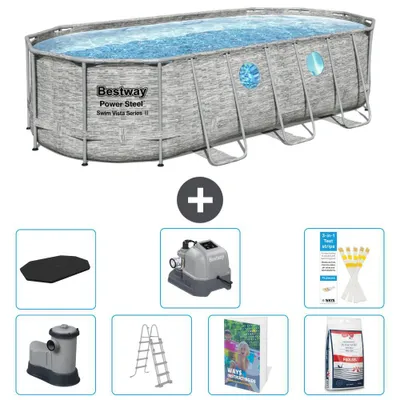 Immagine prodotto di Bestway Power Steel Oval - 549x274x122 cm - 8 pezzi  S649