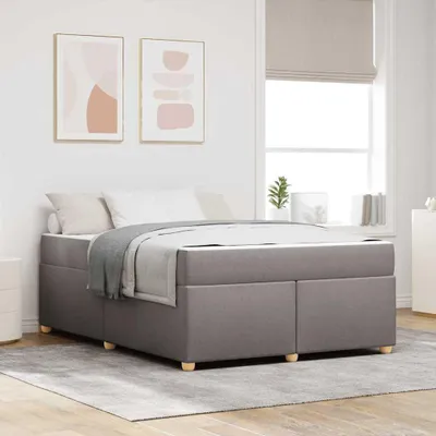 Productafbeelding van Maison Exclusive - Bedframe, taupekleurig, 160 x 200 cm, gestoffeerd