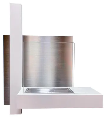 Produktbild von Vienna - Ethanol Wandkamin 65x23xH75 cm, weiø