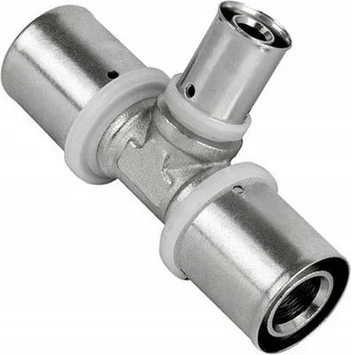 Immagine prodotto di Morsetto A Treppiede Al-Pex 25X16X25 Raccordo Di Collegamento Raccordo A Pressione Rame