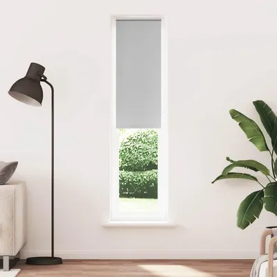 Zdjęcie produktu dla vidaXL Roleta zaciemniająca jasnoszara 55x210 cm szerokość tkaniny 50,7 cm