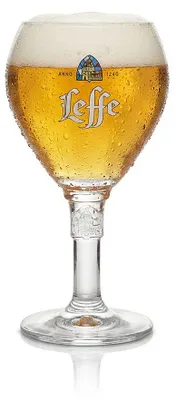 Produktbild von Leffe Bierglas 0,33l – Design Kelch Pokal Gläser Belgisches Bier Blonde Brown
