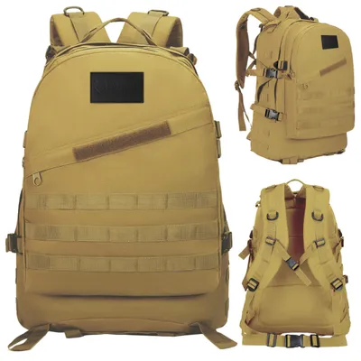 Produktbild von Taktischer Militär Rucksack 20-40L, Outdoor Trekkingrucksack Beige, Kompakt & Robust für Wandern, ASG & Sport, EVI SPORT Warpack Coyote