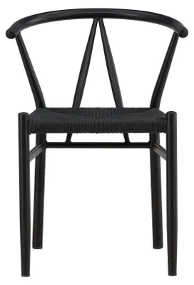 Produktbild von Alfons Esszimmerstuhl Armlehne schwarz.