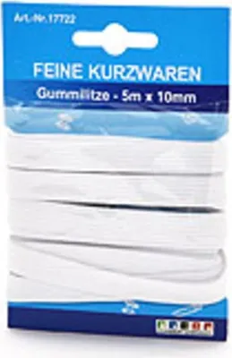 Produktbild von Gummilitze 5 m x 1 cm auf Blisterkarte