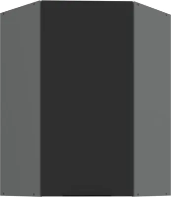 Immagine prodotto di Mobile angolare alto LUNARA 1 - 60x60 cm, nero/antracite