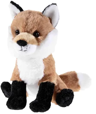 Image de heunec MISANIMO Renard assis - Peluche renard