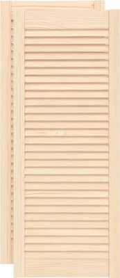 Zdjęcie produktu dla vidaXL Drzwi do szafy z listwami 2 szt. 99,3x39,4 cm lite drewno