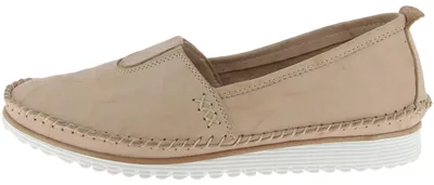 Produktbild von Andrea Conti Damen Slipper aus Leder mit Wechselsohle 1883656, Größe:39 EU, Farbe:Grau