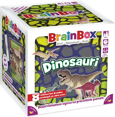 Zdjęcie produktu dla Asmodee Czechy BrainBox - dinozaury SK