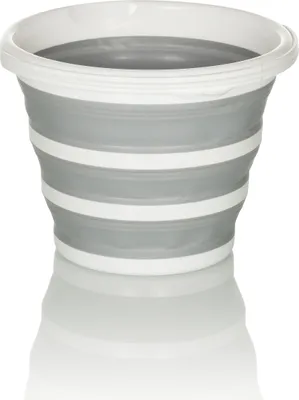 Image de hjh OFFICE Bac pliable CLEAN SILR Bac pliable en silicone Seau pliable en silicone, bac 25,0 x 32,0 x 32,0 cm