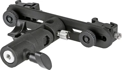 Produktbild von Doppel-Blitzhalterung Schirmneiger mit Spigot- und Gewindeanschluss LS-31