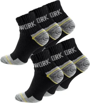 Produktbild von Cotton Prime® Kurzschaft - Arbeitssocken "WORK" 6 Paar 39-42