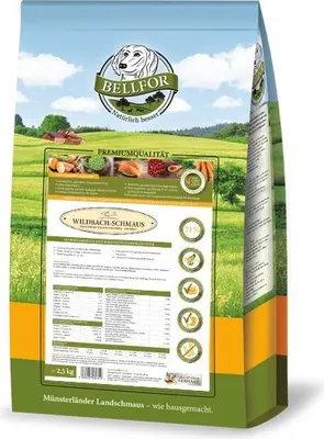 Produktbild von Bellfor Wildbach-Schmaus - Wildlachs & Bachforelle - Getreidefrei 2,5 kg