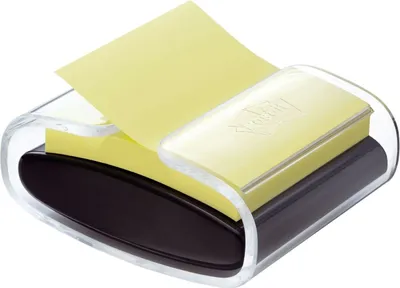 Produktbild von Post-it Haftnotizspender PRO-B1Y sw +1xSuper Sticky Z-Notes 90Bl. ge