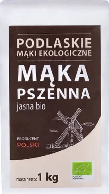 Produktbild von HELLES WEIZENMEHL TYP 550 1 kg – LIFE (MĄKI PODLASKIE)
