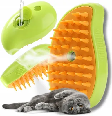 Produktbild von Elektrische Katze Hund Dampfbürste Für Haarpflege