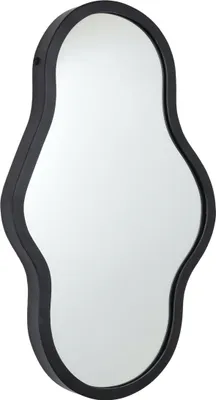 Produktbild von LOFT42 Spiegel Origa - Organische Form - Metall - Schwarz - 70x40