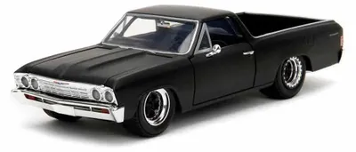 Immagine prodotto di Jada Toys Fast & Furious - Macchinina Chevrolet El Camino del 1967 in scala 1:24, nera